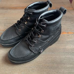 Justin Leather Boots Black 7M